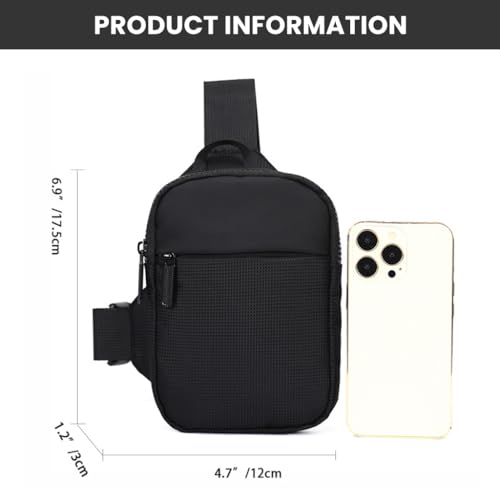 Image of GUSTAVE Sling Bag for Men And Women, Small Crossbody Bags for Men Oxford Cloth Waterproof Lightweight Side Bag Shoulder Bag Men for Outdoors Traveling Casual