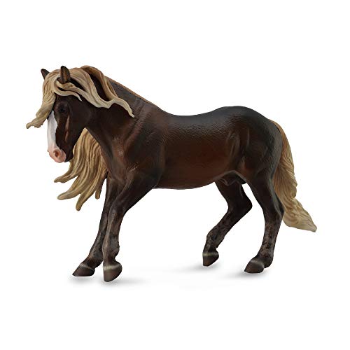 Collecta Black Forest Horse Stallion 88769 Jouet de Cheval Noir 17,8 x 11,2 cm H