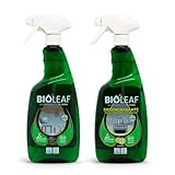 BIOLEAF® – Multiusos + Desengrasante Pack 2×750 ml | Limpieza Hogar y Cocina | Potente Antigrasa y Multiusos Brillo Duradero | Fórmula Biodegradable con Esencia Limón | 100% MADE IN SPAIN
