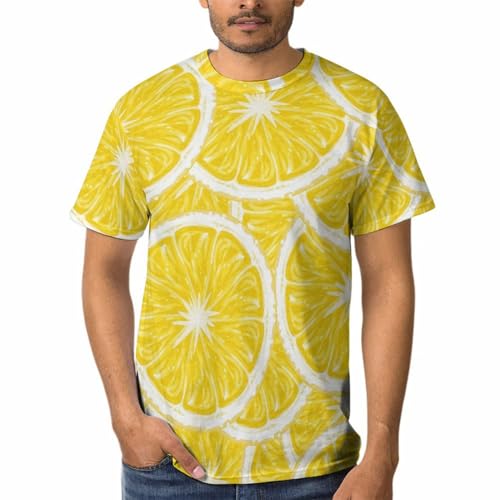 T-shirt orange homme col rond confortable vêtement mode manches courtes