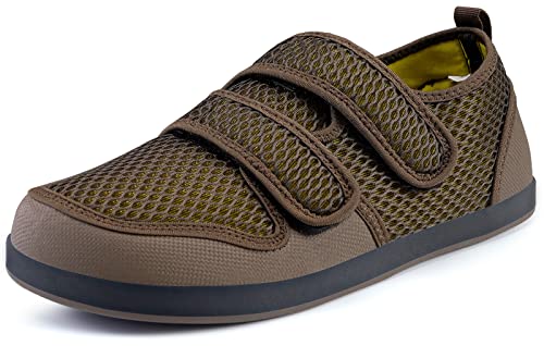 Zapatillas Diabéticos Hombre Mujer Sandalias de rehabilitación Extra Ancho Ligero Antideslizante Ajustable Cómodo Respirable Ortopédico Artritis Edema Zapatos para Caminar