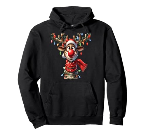 Rentier Weihnachtsshirt Herren Geschenk Geschenkidee Damen Pullover...