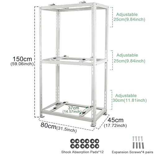 Robuster, verstellbarer Bodenständer für Klimaanlagen im Freien, Anti- Vibration, wetterfestes Design-2