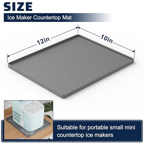 Tapete protector de silicona para máquina de hielo 12 x 10 pulg. miniatura 2