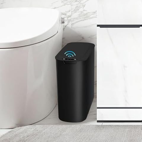 TIPGO Touchless Bathroom Trash Can Cover