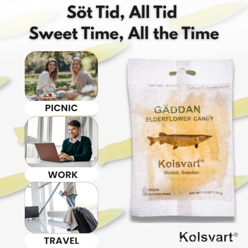 KOLSVART Swedish Candy, Torsken Shaped, Gluten Free 4.2 oz - image 5