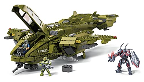 MEGA Construx GNB28 - Halo Infinite UNSC Pelican-Flugschiff, mit 2024 Bausteinen, Spielzeug ab 10 Jahren – Bild 5