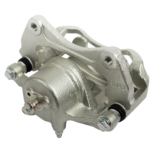 Image of TRQ Front Driver and Passenger Side Brake Caliper Set Caliper Brackets Hardware Compatible with 09 Hyundai Elantra Touring, 10-12 Elantra Touring GLS, 10-12 SE, 10-13 Kia Forte EX