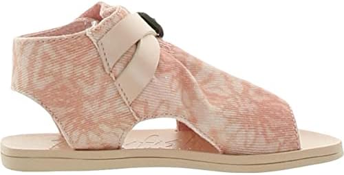Blowfish Malibu Girls Hooded Canvas Sandal Flat, Blush Mini Harmony, 9 Toddler | Image 1