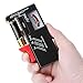 ZHITING Batterietester, Batterietester mit analoger Anzeige-zur Kontrolle des Ladezustandes, passend für AA AAA C D 9V 1,5V Knopfzellenbatterie Akku