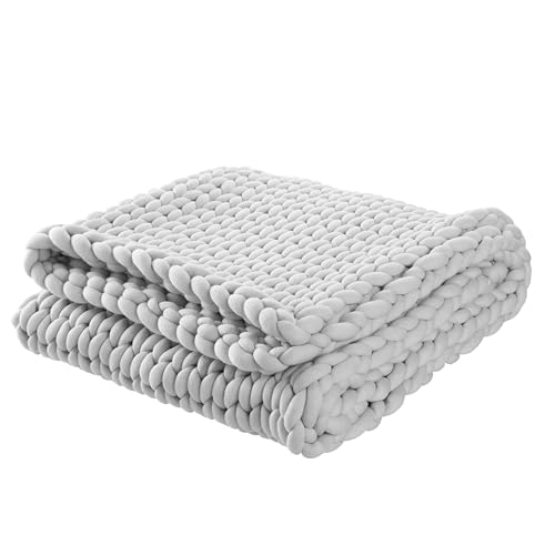 Vellux Cobertor pesado, 5,9 kg - King Size - Cobertor de malha grossa - macio e respirável - Coberto