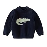 DAVE&BELLA Toddler Baby Girl Boy Knit Sweater, Cute Animal-Themed Plush Pullover Sweater Fall Winter Crewneck...