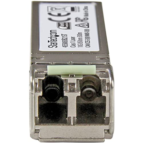 Image of StarTech.com HPE 455883-B21 Compatible SFP+ Module - 10GBASE-SR - 10GbE Multi Mode (MMF) Fiber Optic Transceiver - 10GE Gigabit Ethernet SFP+ - LC 300m - 850nm - DDM HPE 6120XG, 6120G, TAA
