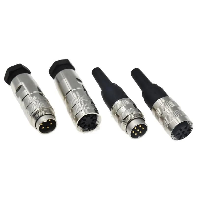 Conector Aviación IP67 M16 Metal 3 a 8 Pines miniatura 3