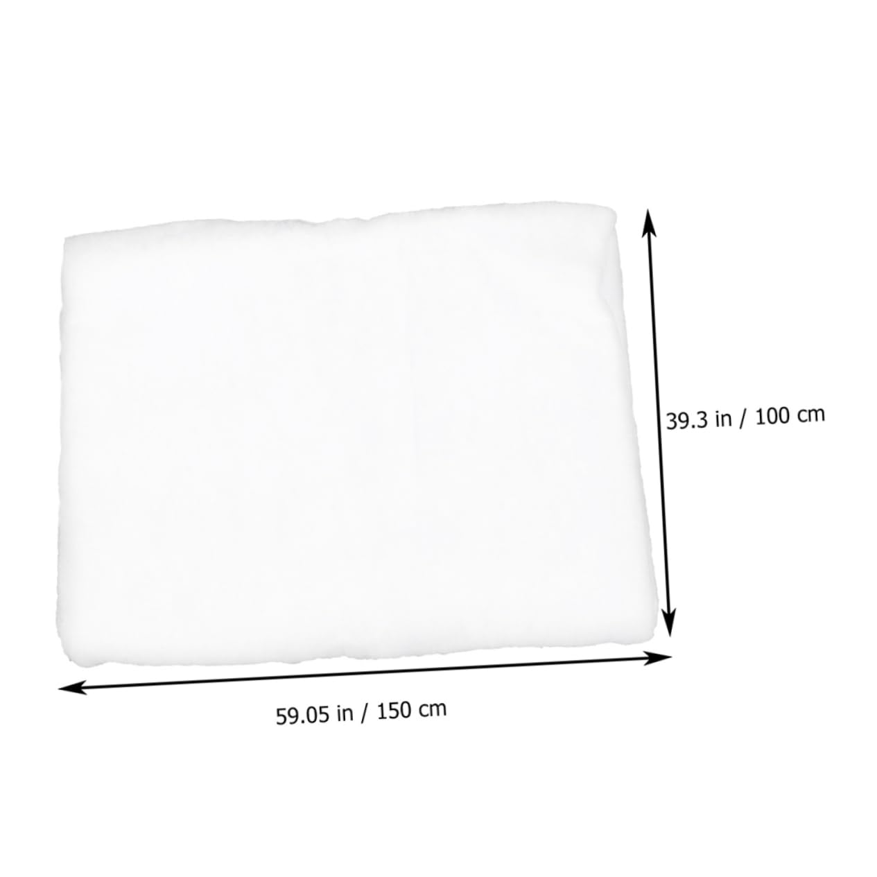 OFFSCH Artificial Snow Blanket for Christmas Village 2pcs Faux Snow Cotton Christmas Scene Blanket Indoor Winter Decor Sturdy Cotton