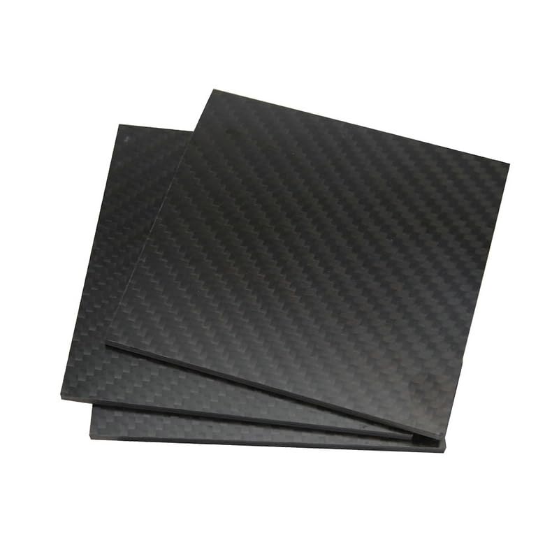 1PCS 100X200MM Matt Surface Carbon Fiber Plate Panel Sheets DIY Composite Hardness Material Carbon Fiber Board 1-5MM Thickness (5MM, Twill)