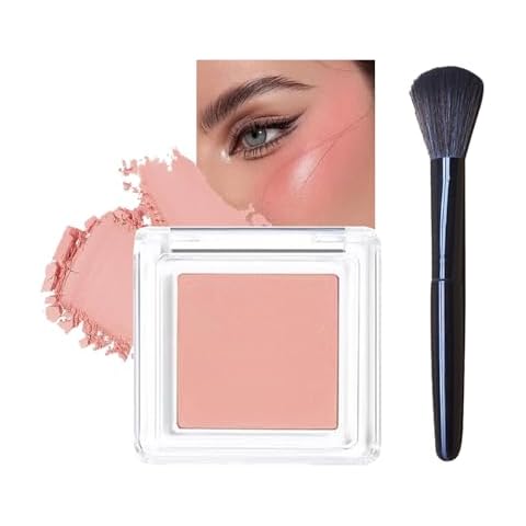 LYNTYAOU Nude Peach Powder Blush for All Skin Tones Cover
