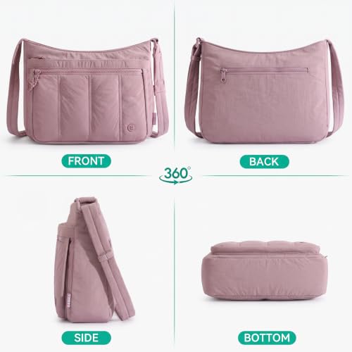 Image of Nylon Crossbody Bag for Women, Lightweight Shoulder Travel Purse
