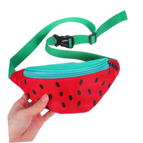 BESPORTBLE Cute Watermelon Crossbody Bag for Boy Girl Adorable Nylon Sling Purse Fun Design Versatile Small Wallet for Activities for Girls and Teens4