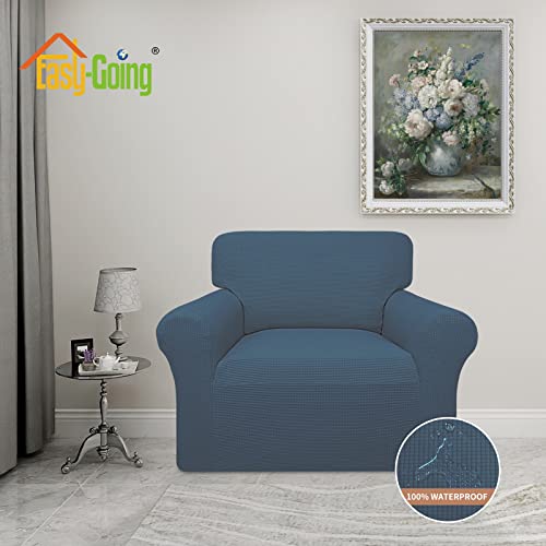 Image of Easy-Going 100% Waterproof Chair Couch Cover, Stretch Jacquard Sofa Cover