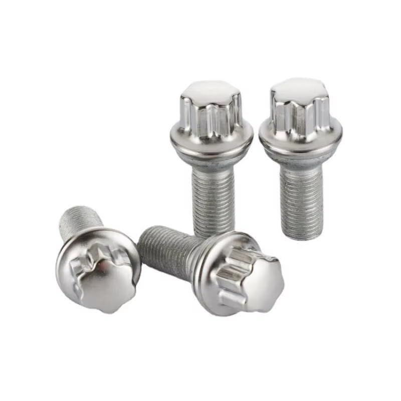 Pernos rueda coche de alta resistencia para cubo de rueda compatible con Benz W212 4