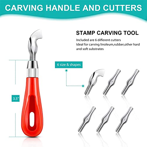 Trousse outils impression blocs et gravure de timbre caoutchouc creative