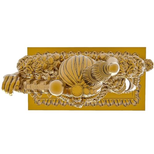 Image of SHILP ART & CREATIONS Karuppasamy Brass Idol Statue | Hindu Sculpture for Home Temple, Pooja Room & Entrance Decor | Antique Finish Traditional God Murti for Spiritual (Golden, 1.75 inch, 58 gram)