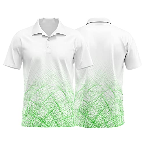 Custom Polo Shirts Print Personalized T-Shirts Uniform for Men Women Boy (Style 8)