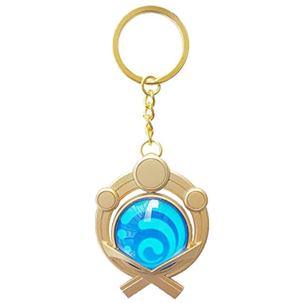 TopLucky Genshin Luminous Key charms Toy Impact Inazuma Hydro Keychain Gold Game Figure Key Chain Pendant Keyring Genshin ​Character