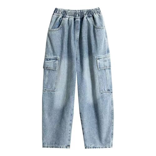 MaNMaNing Jungen-Jeans mit geradem Bein für Kleinkinder bis...