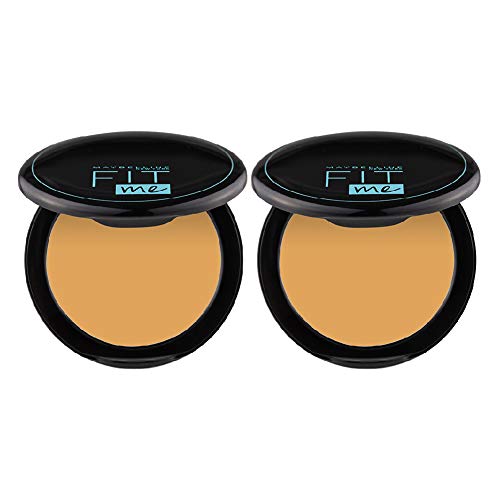 Image of Maybelline New York Matte Compact Powder For All Skin Types, With Spf To Protect Skin From Sun, Absorbs Oil, Fit Me, 230 Natural Buff, 8G (Pack Of 2), Cream