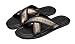 OPP Men's Classic Fashion Casual Anti-skidding Flip-Flops slippers in Genuine Leather for Summer 2017