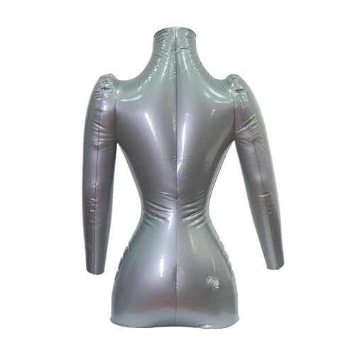 Ladies Half Body Arm PVC Inflatable Mannequin Shirt T Shirt Top Display Torso Model Half Body Inflatable Mannequin Display Prop