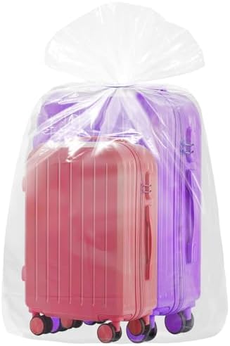 Xialvyu Extra Große Plastiktüten 90x120cm - 10 Stück Transparente Aufbewahrungstaschen