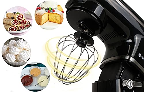 MalTec Küchenmaschine MaltecChef1800W | 3-in-1 Knetmaschine | mit 6L Edelstahlschüssel | inkl. Flachrührer, Schlagbesen… – Bild 7