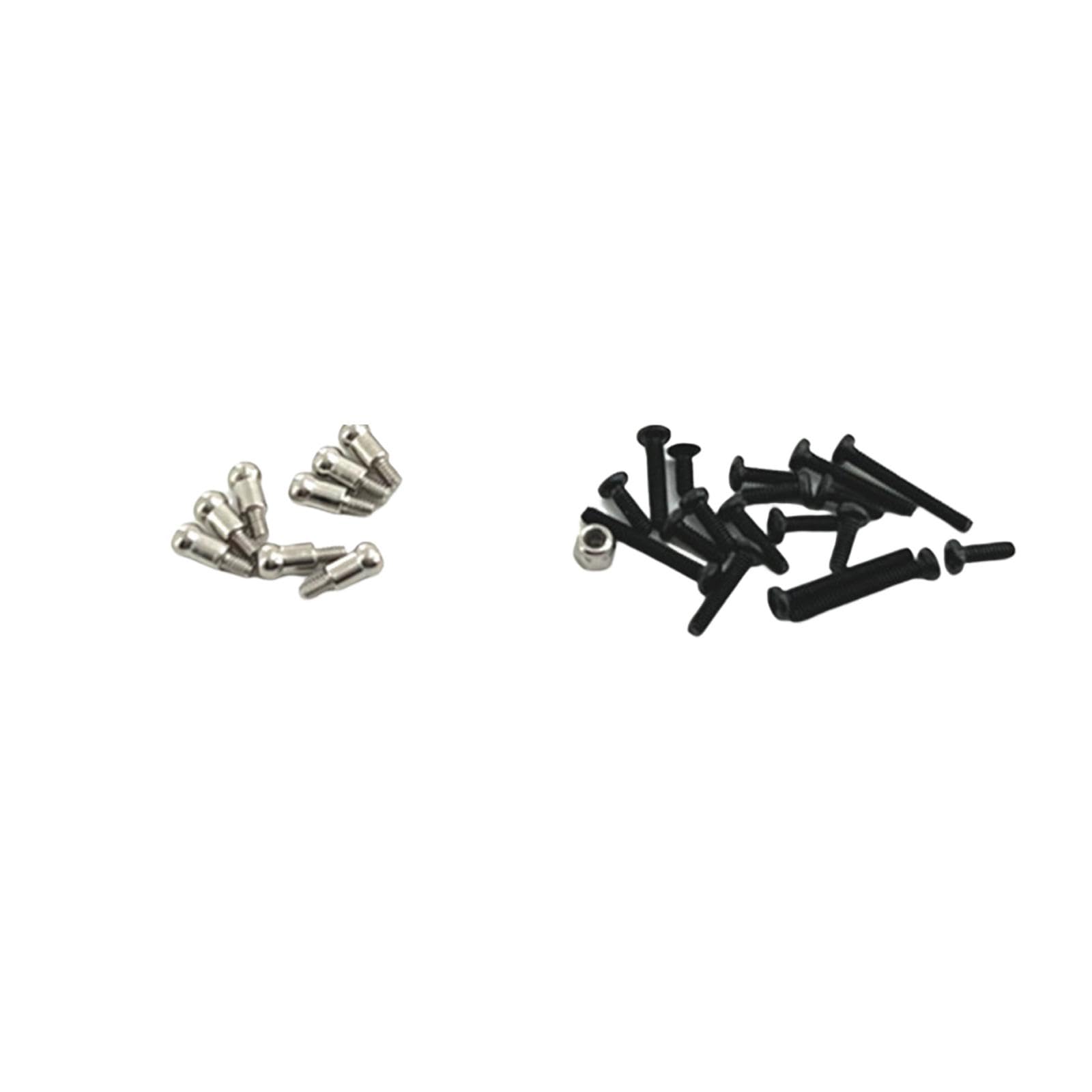 Accesorios para Coches RC, Piezas Metálicas: Torreta de Amortiguación, Copa de Dirección.