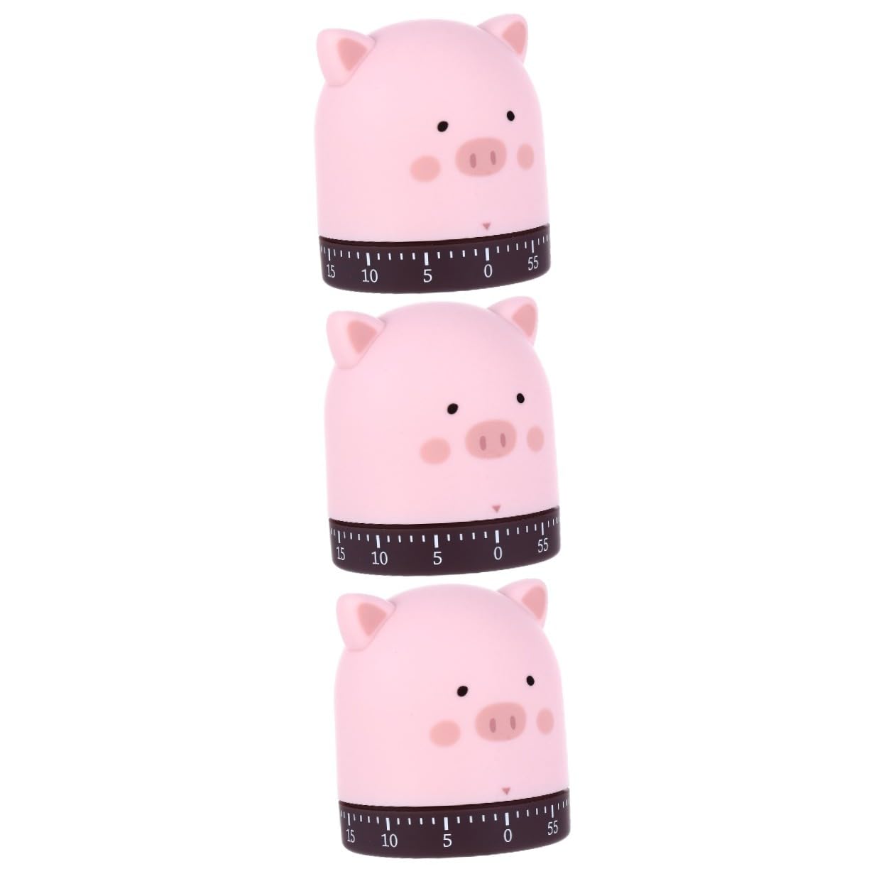 ABOOFAN 3 Pièces minuterie de Cuisine réveil de Cuisine Horloge Digitale réveil pour Enfants minuteur minuterie de réveil Compte à rebours numérique l'horloge Rappel Faire Tourner Abdos