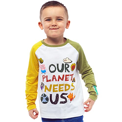 Peppa Pig Camiseta para Niños Multicolor 3-4 años