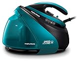 Morphy Richards 332101 Auto Clean Speed Pro Pressurised Steam Generator, Black and Teal