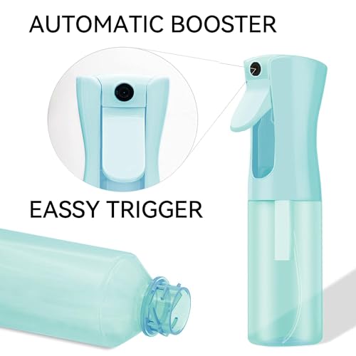 Continuous Mist Spray Bottle for Hair, Face & Plants (6.8oz/200ml) - Ultra Fine Travel-Size Water Mister for Salons, Cleaning, Pets & Skincare Leakproof Design4