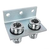 Hydraulische Schnellverschlusskupplung 1/2 Zoll NPT TL39-B Set Doppelte Break-Away Bracket Push-Pull Verriegelungshülse Auslaufsicher Hochdruck für Landmaschinen