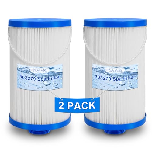 Ultimate 2-Pack Advanced 303279 Spa Filter – Compatible with Filbur FC-2402, 5CH-37, PFF42TC-P4 Watkins, Freeflow, Lifesmart – 40 Sq Ft Filtration, 1.5" MPT, Triple-Laminated for Superior Cleaning by Ketofa - Used condition - US$28.14