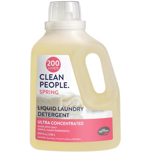 The Clean People Liquid Laundry Detergent - Recyclable Packaging, Stain