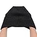 ZLYC Men's Winter Beanie Hat with Earflap Fashion Outdoor Warm Knit Daily Skull Cap, Solid Charcoal