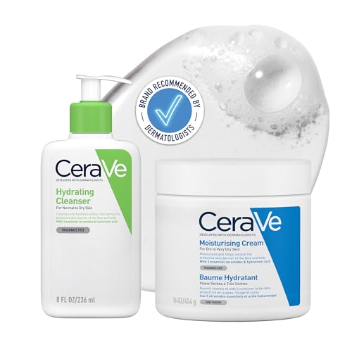 CeraVe Deep Hydration 2-Step Routine for Dry Skin | Cleanser 236 ...