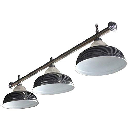Lustre table de billard 16 couleurs suspension métal E27 220V