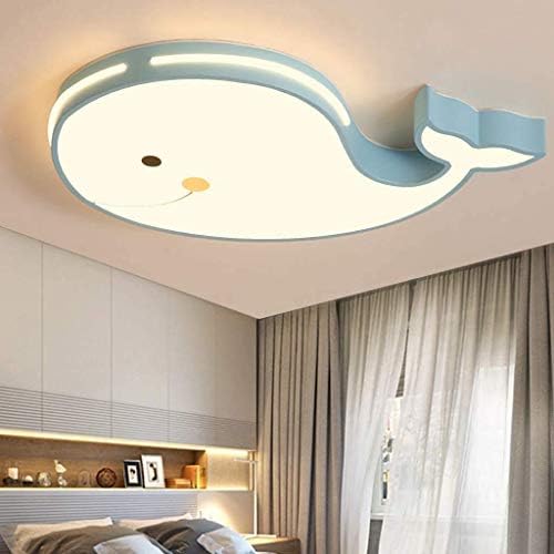LED Deckenleuchte 60CM Raumbeleuchtung Delphinform Deckenlampe Junge Mädchen Baby Kinder Decke Licht Innenbeleuchtung Aufhängung Kinderzimmer Schlafzimmer Lampe Raumleuchten Kronle