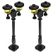 Toddmomy 2Pcs Modelli Mini di Strada Luce Dollhouse Modelli Lampione Lampada Percorso in Miniatura Accessori Fai da Te Decorazione Micro Paesaggio Nere