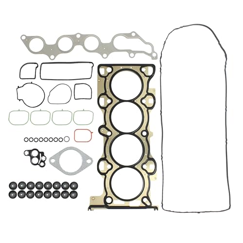 Image of DNJ HGB478 Engine Cylinder Head Gasket Set with Head Bolt Kit, Complete Repair Set for 2006-2013 Mazda 3 5 6 2.0L-2.3L L4 16V DOHC 2000cc
