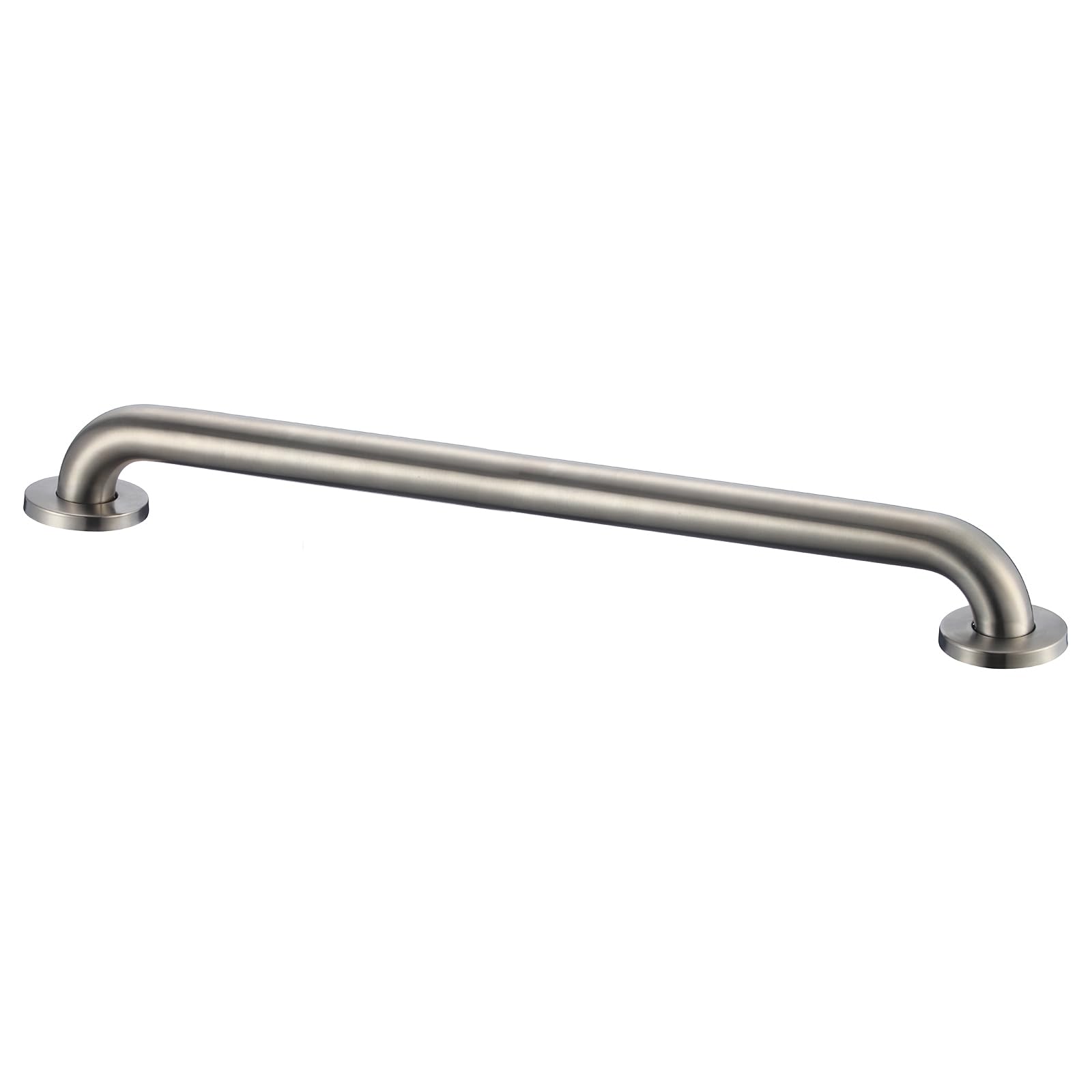 Stardrix Barra de agarre de 24 pulgadas compatible con ADA, 1.5 pulgadas de diámetro, bridas de montaje ocultas, apta para discapacitados, baños comerciales y residenciales, acero inoxidable cepillado